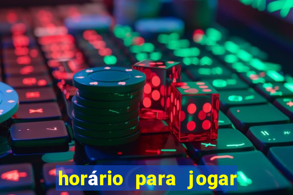 horário para jogar no fortune tiger