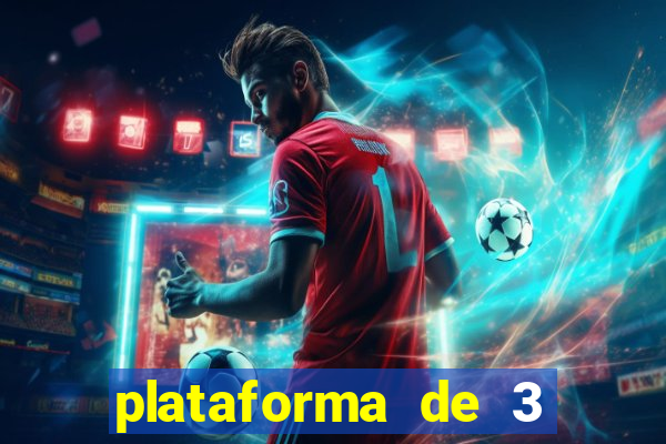 plataforma de 3 reais jogo