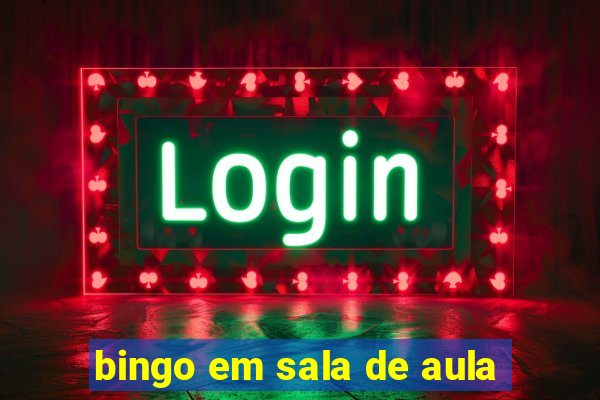 bingo em sala de aula