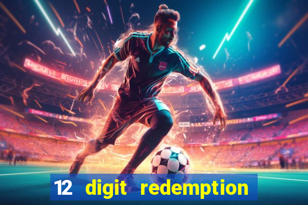 12 digit redemption code for golden hearts casino