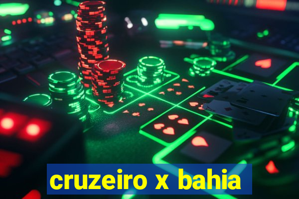 cruzeiro x bahia