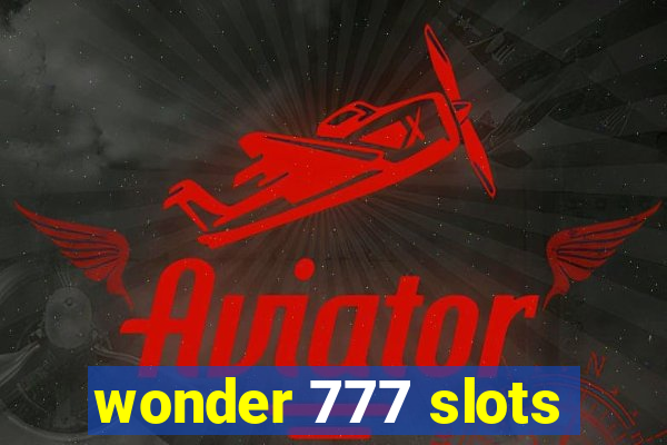 wonder 777 slots