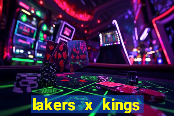 lakers x kings onde assistir