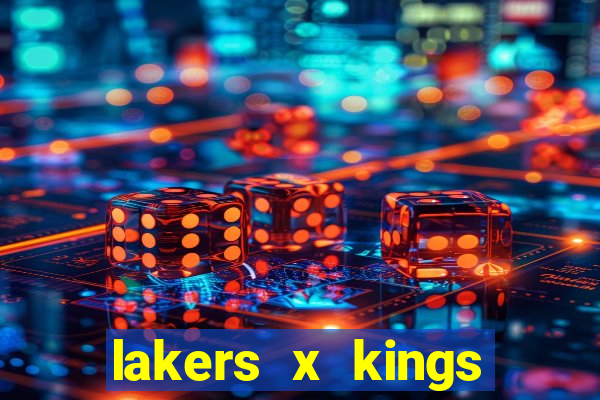 lakers x kings onde assistir