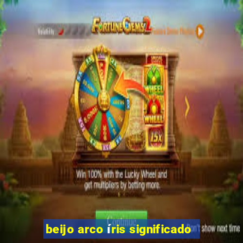 beijo arco íris significado