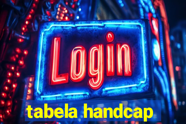 tabela handcap