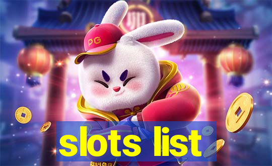 slots list