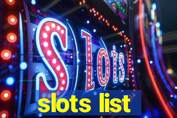 slots list