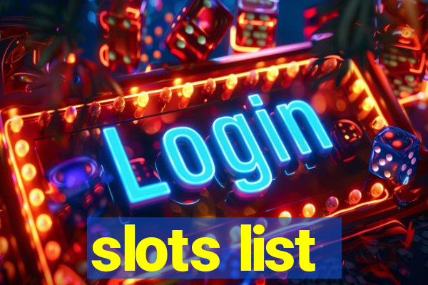 slots list