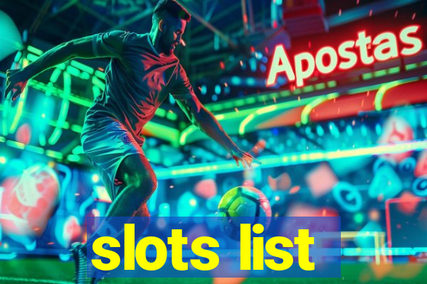 slots list