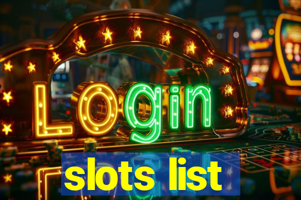 slots list