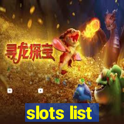 slots list