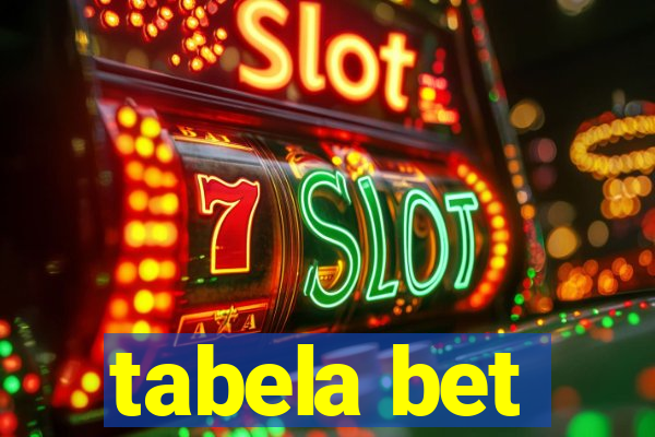 tabela bet