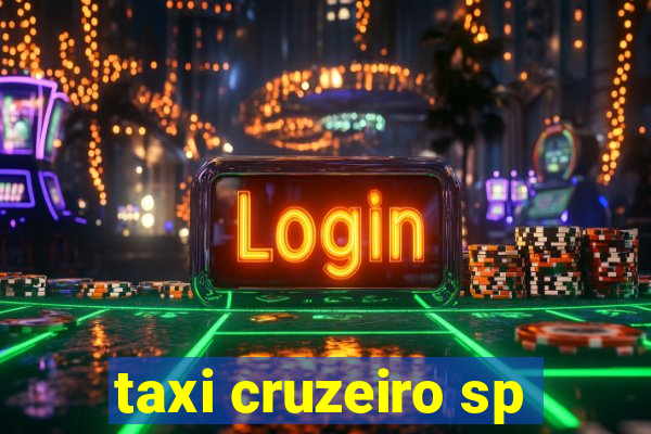 taxi cruzeiro sp