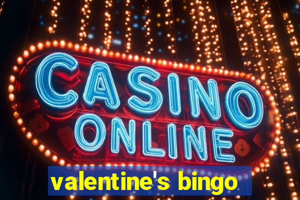 valentine's bingo