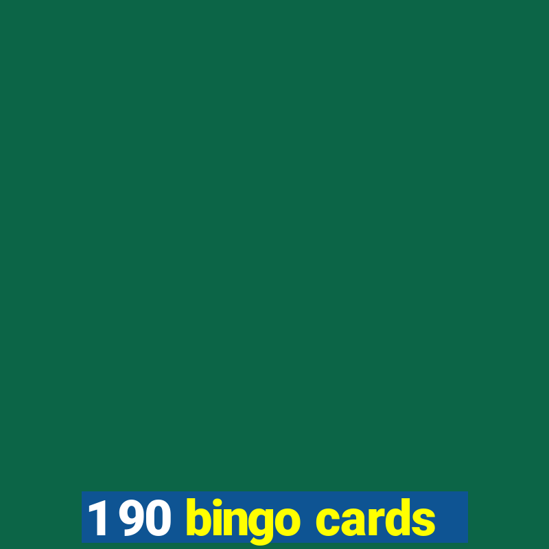 1 90 bingo cards