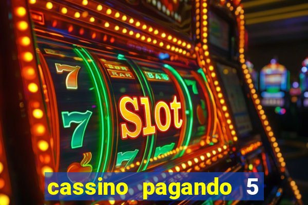 cassino pagando 5 reais no cadastro