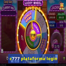 c777 plataforma login