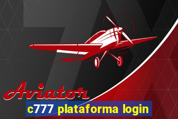 c777 plataforma login