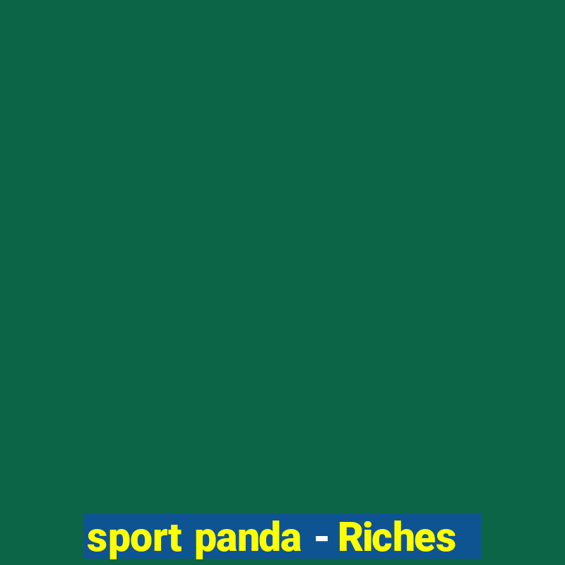 sport panda - Riches