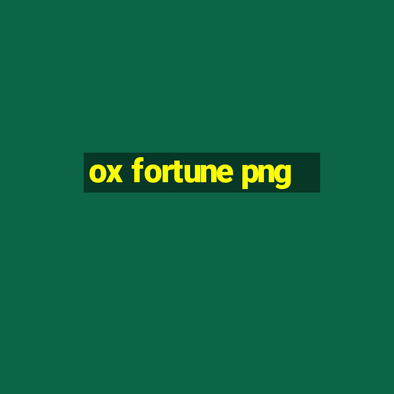 ox fortune png