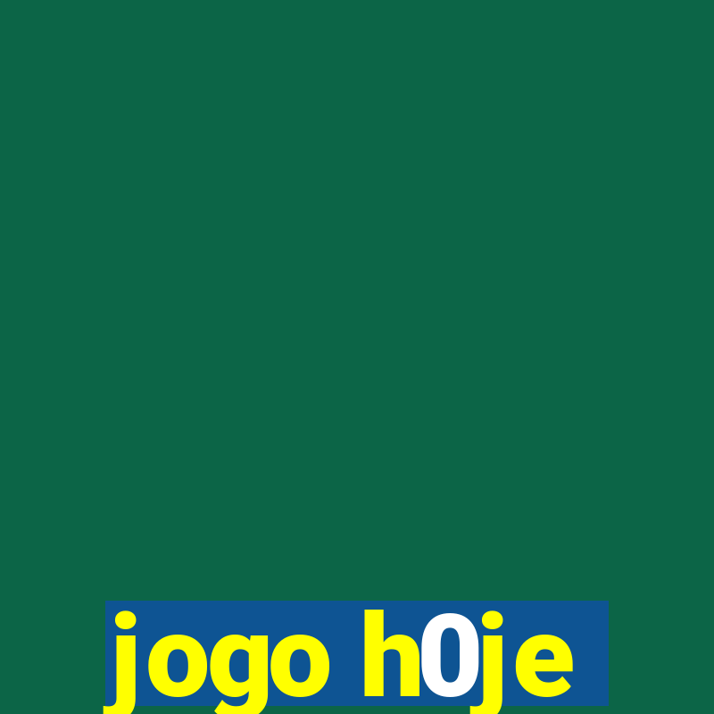 jogo h0je