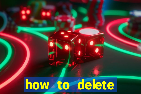 how to delete account in bingo plus