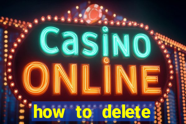 how to delete account in bingo plus