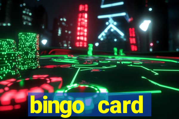 bingo card generator with pictures