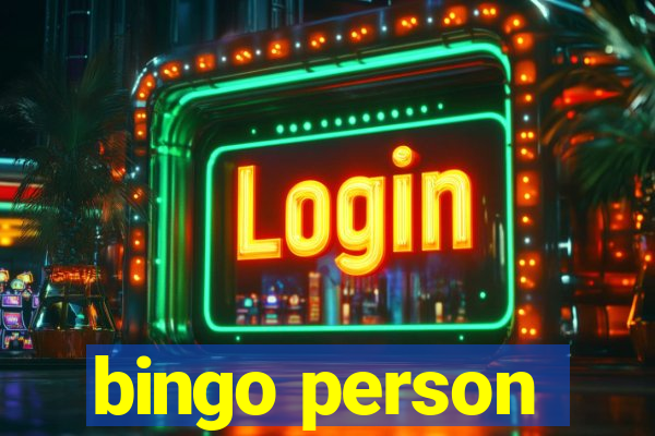 bingo person