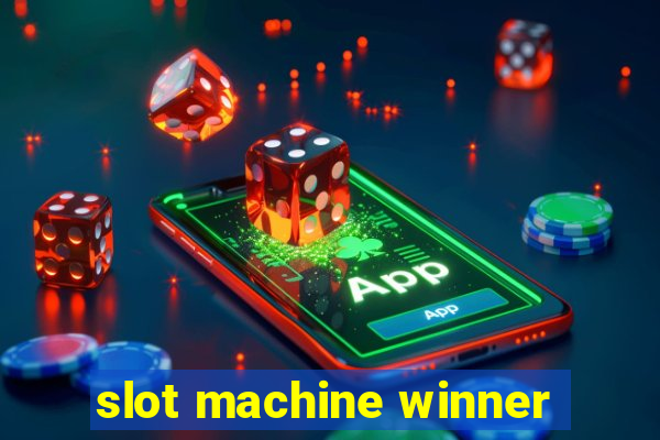 slot machine winner