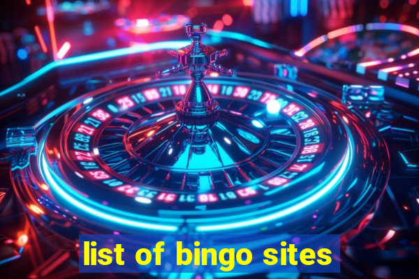 list of bingo sites