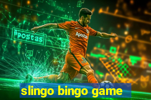 slingo bingo game