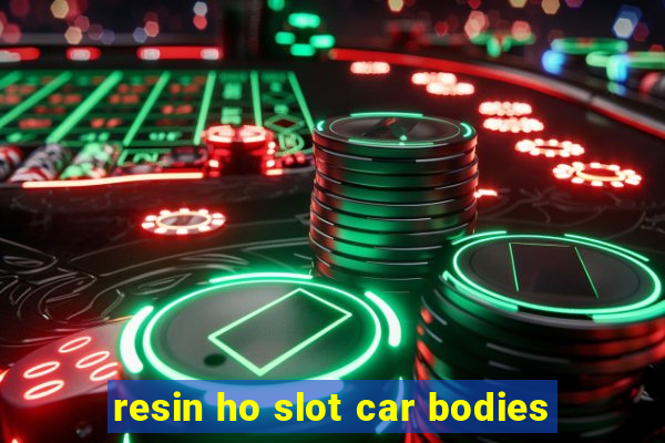 resin ho slot car bodies