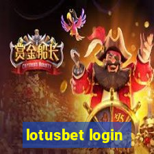 lotusbet login