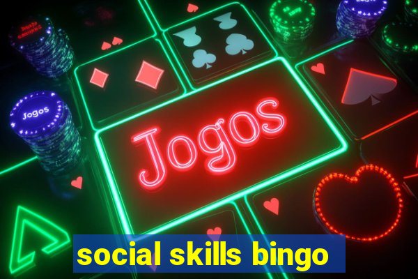 social skills bingo