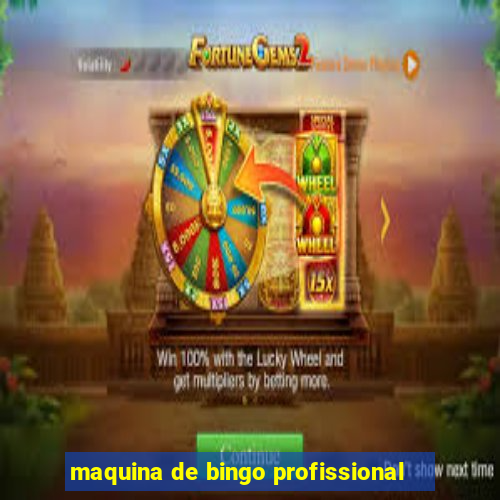 maquina de bingo profissional