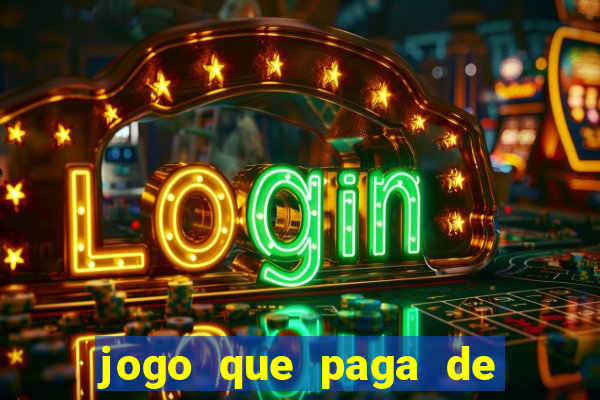 jogo que paga de verdade no pix