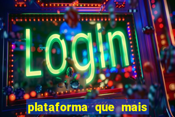 plataforma que mais paga no fortune tiger