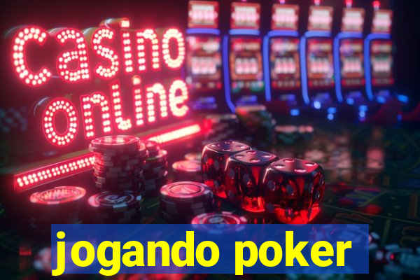 jogando poker