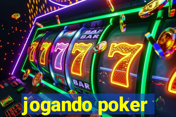 jogando poker