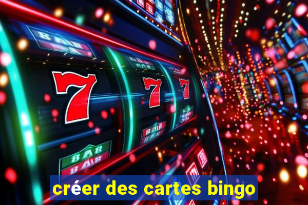 créer des cartes bingo