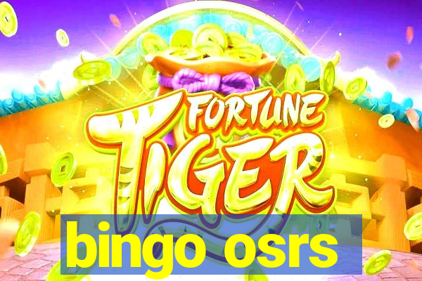 bingo osrs