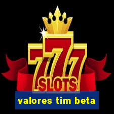 valores tim beta