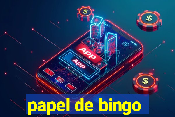 papel de bingo