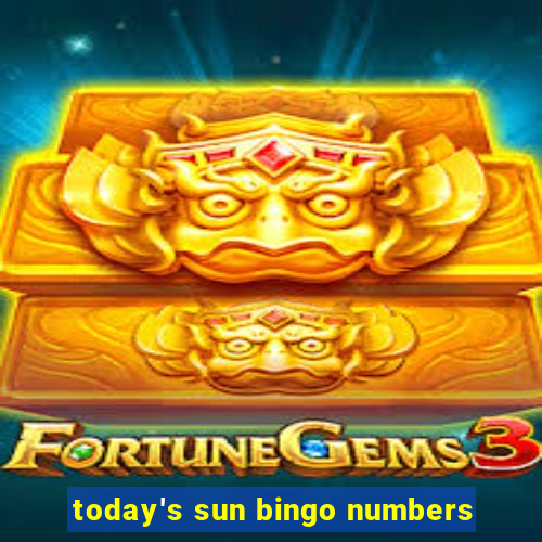 today's sun bingo numbers