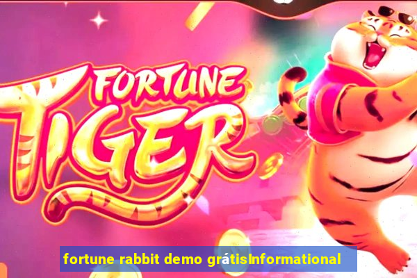 fortune rabbit demo grátisInformational