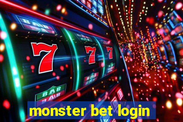 monster bet login