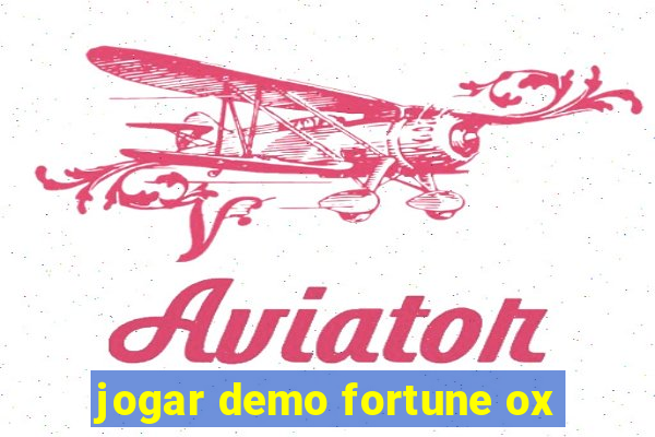 jogar demo fortune ox