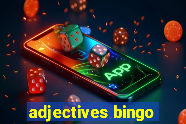 adjectives bingo